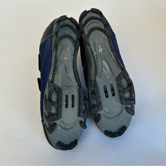 Specialized Mountain Bike Cycling Shoes Mens 45 US 11 Blue Black Suede - Picture 7 of 8